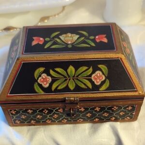 Antique Indian Coffin Box